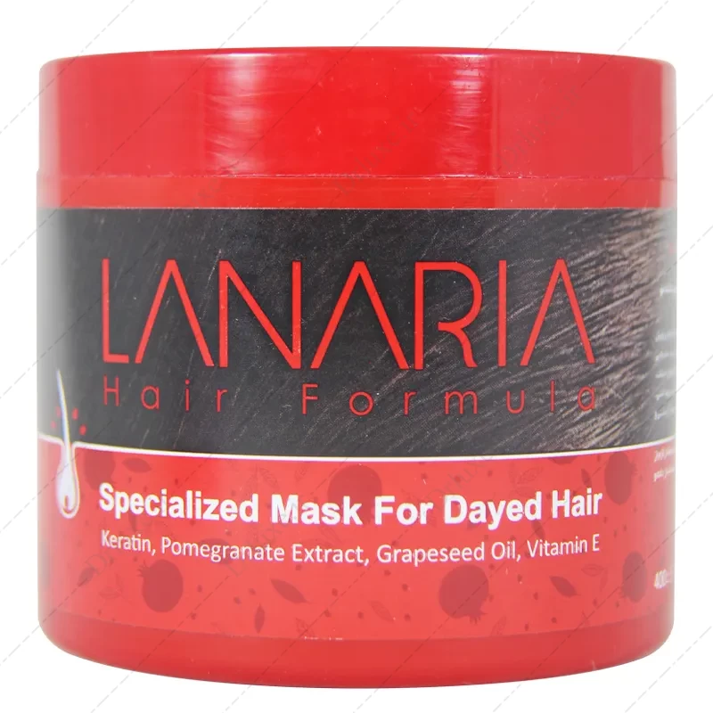 بررسی و خرید ماسک موهای رنگ شده لاناریا 400 میلی لیتر - دکتر لوکس